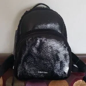 NWT $188 Calvin Klein Estelle Backpack black Calvin Klein | Bags | Calvin Klein Estelle Noveltybackpack  main image 2